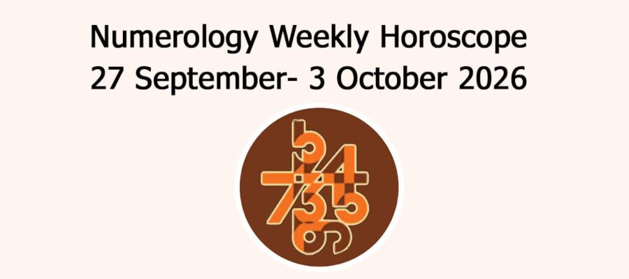 Read Numerology Weekly Horoscope: 27 September To 3 October, 2026