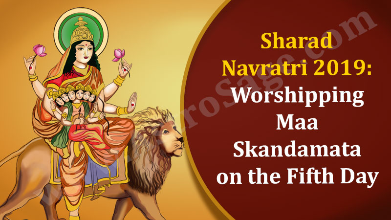 Venerating Maa Skandamata on the Fifth Day Of Sharad Navratri
