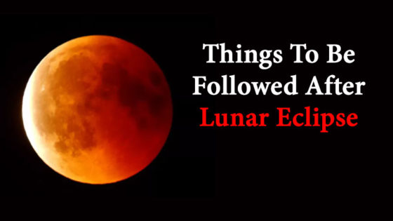 Remedies To Be Performed Post Lunar Eclipse