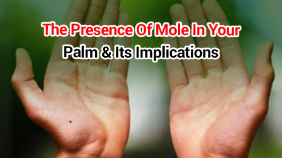 Hidden Secrets Behind Different Positions Of Mole In Palm