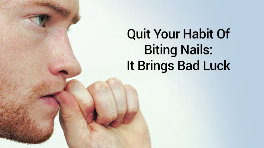 Bad Habits Bite Nails Hand Some Ugly Nails Disgusting Bitten Stock Photo by  ©kholodovskaya_a 476669744