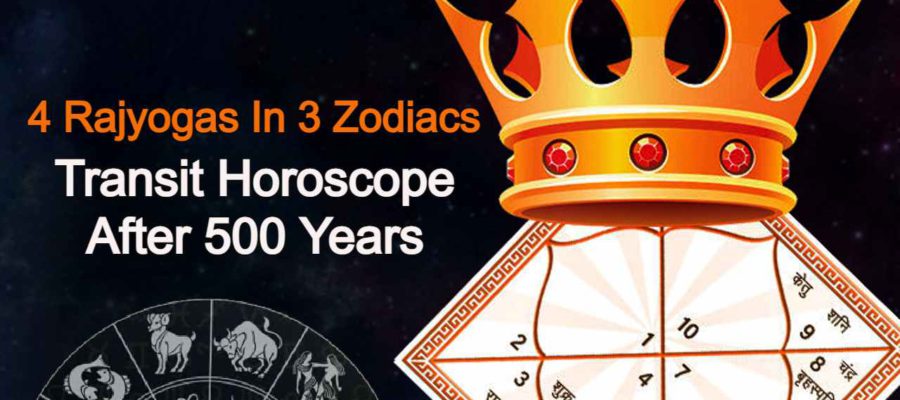 Formation Of 4 Rajyogas In The Transit Horoscope Of 3 Zodiacs After 500 Years!
