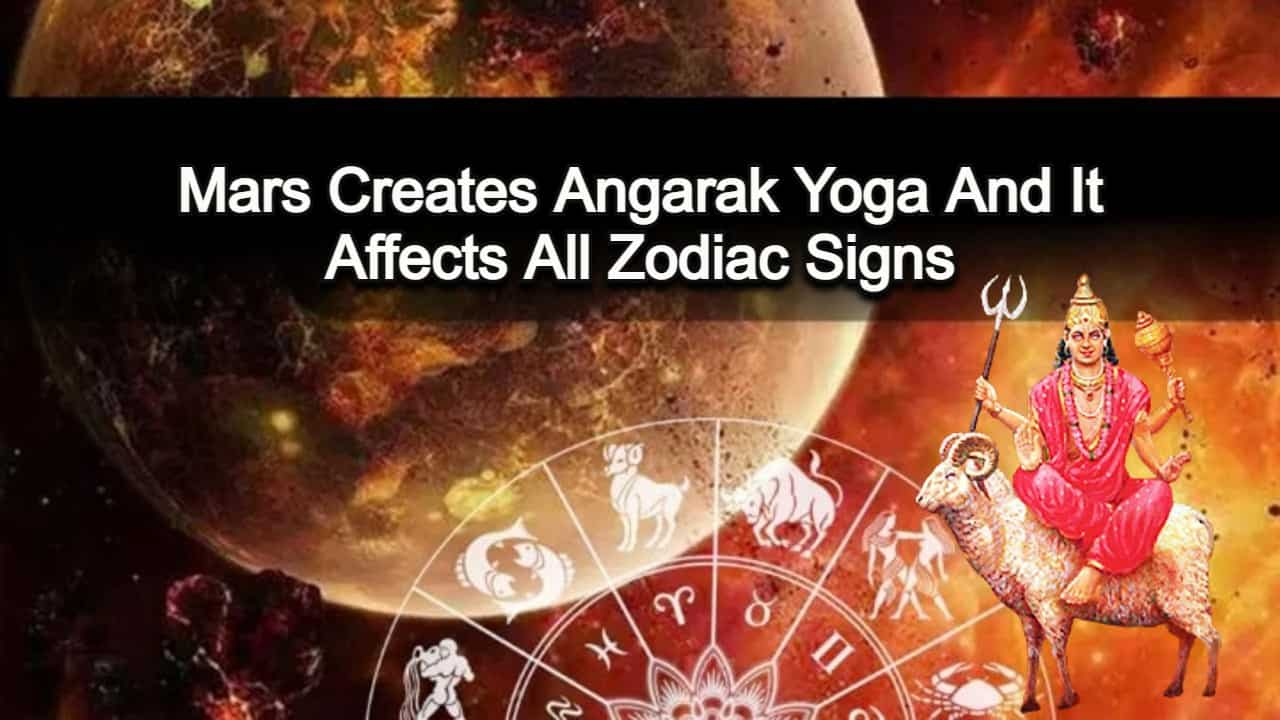 Mars Transit Forms Angarak Yoga 2024 Different Effects On Zodiac Signs!