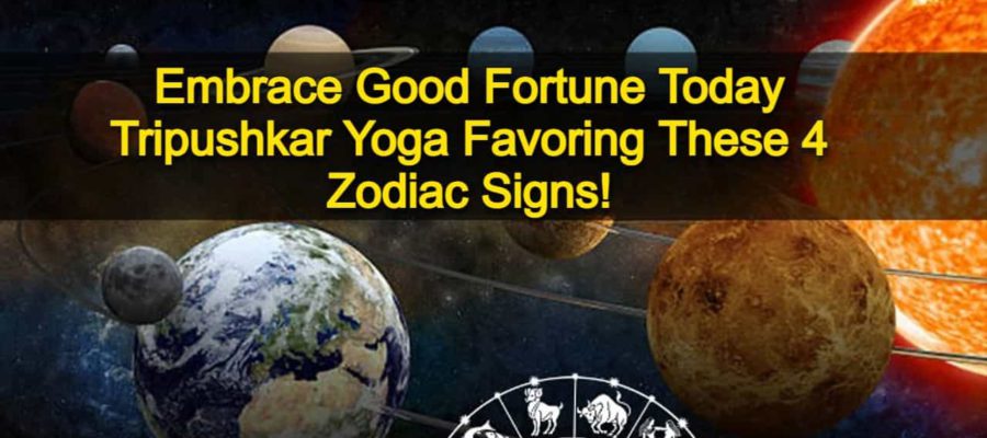 Tripushkar Yoga Brings Goodness Home For These 4 Zodiacs Today!