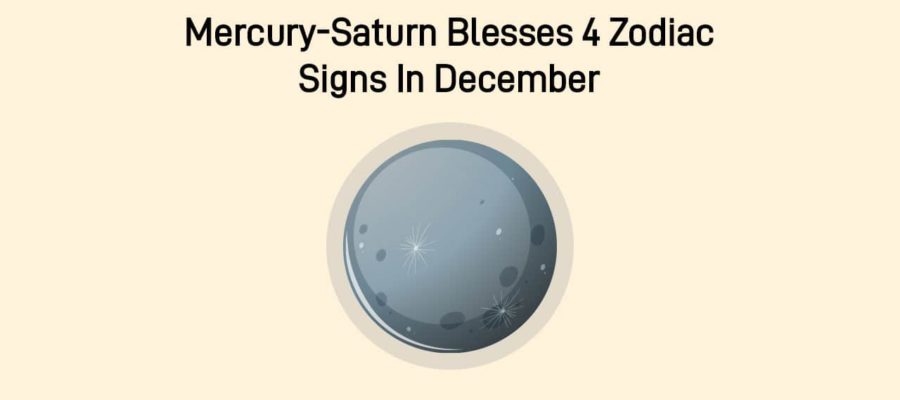 Mercury-Saturn Kendra Aspect: A Blessing for Four Zodiac Signs