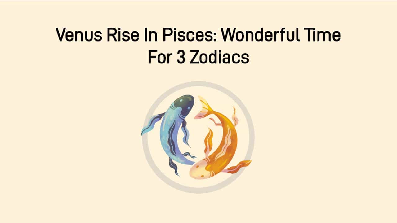 Venus Rise In Pisces, These Zodiac Signs Will Have A Lot Of Success!