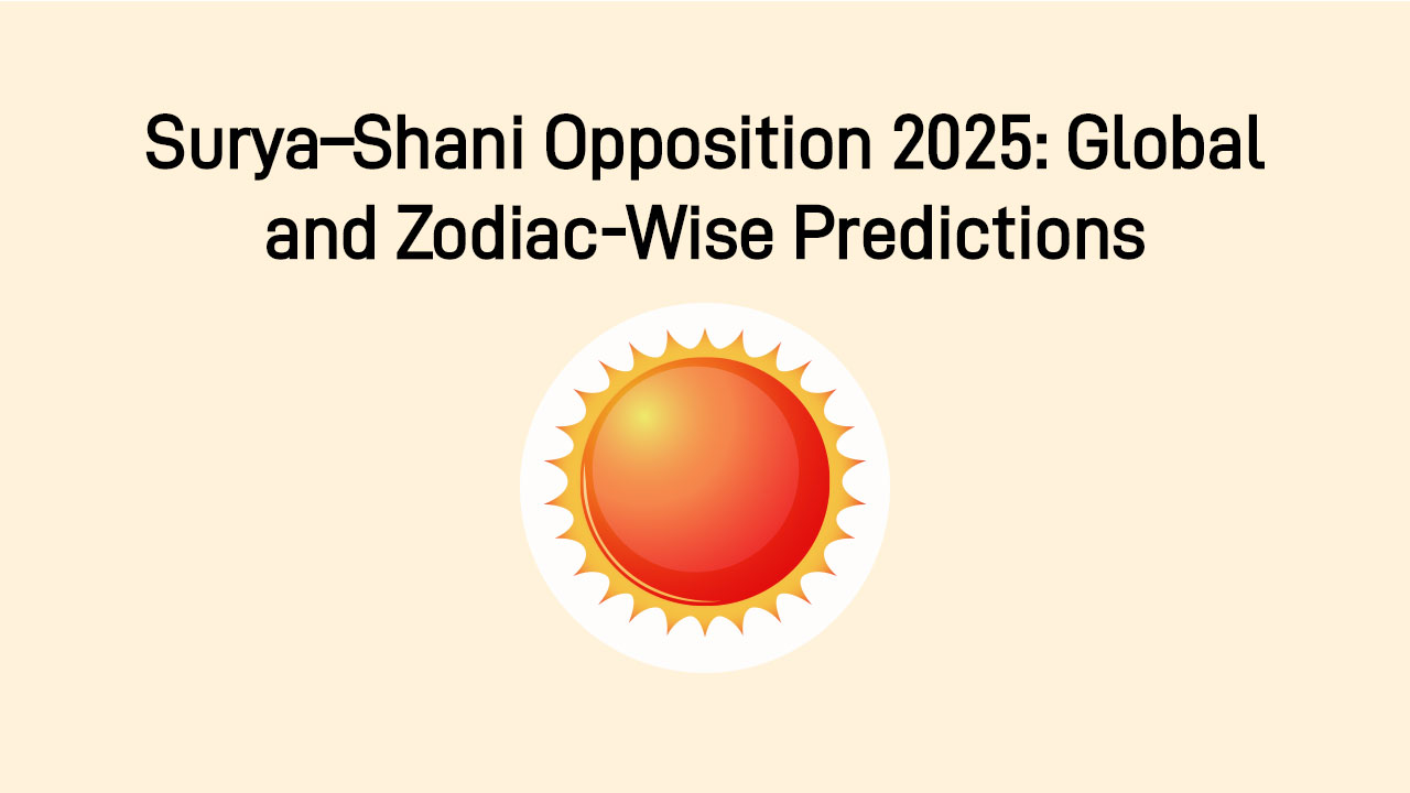 Astrological Impacts of Surya–Shani Samsaptak Yoga in 2025!