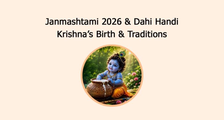 Janmashtami 2026 & Dahi Handi: Krishna’s Birth & Traditions