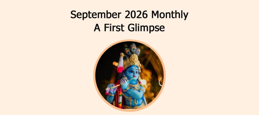 September 2026 Monthly: A First Glimpse