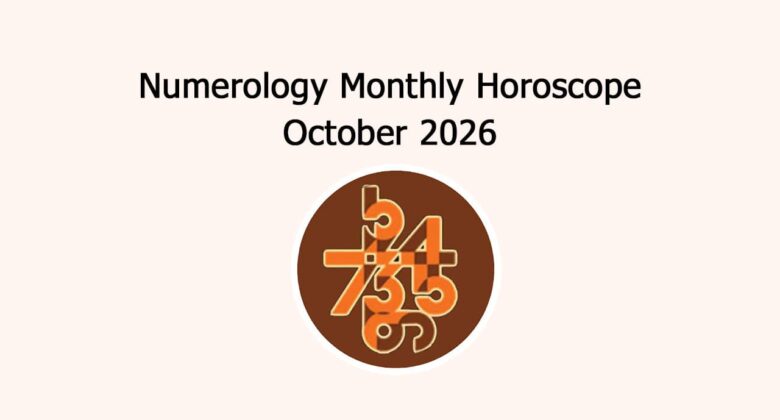 Numerology Monthly 2026: October