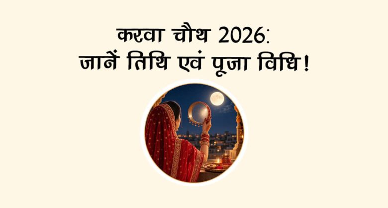 करवा चौथ 2026: जानें तिथि एवं पूजा विधि!